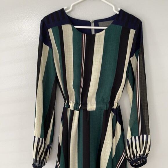 Anthropologie Sunday in Brooklyn Leger  Stripe Dress - Picture 4 of 8